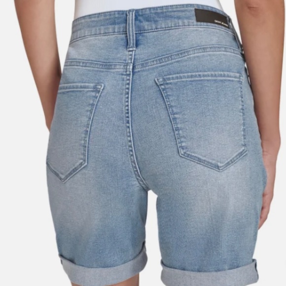 DKNY Jeans Women's Denim Bermuda Short Blue size 6 - Picture 2 of 3